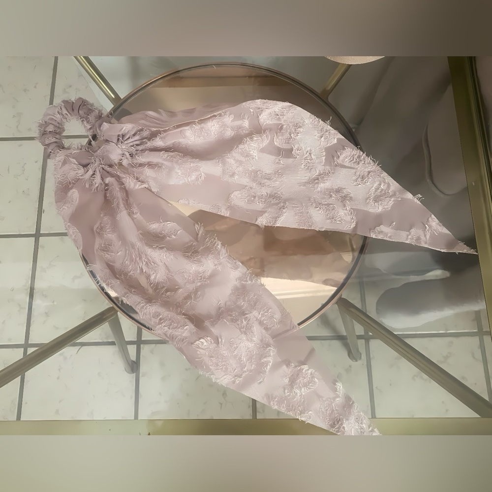 Anthropologie- Floral Chiffon Hair Twister